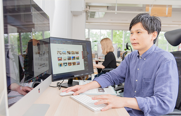 制作作業を行うスペース